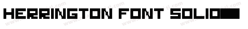 Herrington Font Solid字体转换